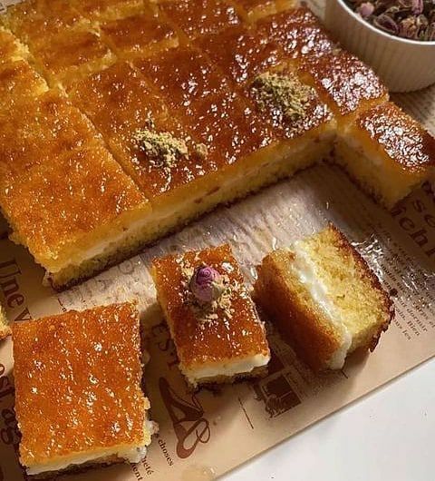 بسبوسة محشية.