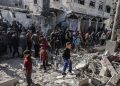مقتل 14 فلسطينيا في قصف إسرائيلي متواصل على غزة بينهم 8 خلال تشييع جنازة بالنصيرات