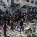 مقتل 14 فلسطينيا في قصف إسرائيلي متواصل على غزة بينهم 8 خلال تشييع جنازة بالنصيرات