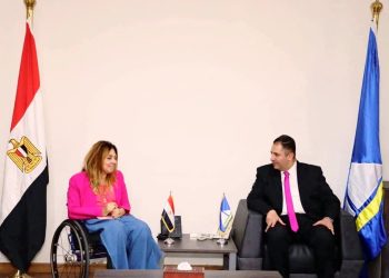 محافظ دمياط يستقبل المشرف العام على المجلس القومى للأشخاص ذوى الإعاقة فى مستهل زيارتها للمحافظة