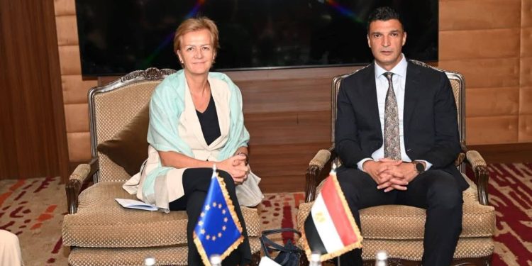 وزير الصناعة يبحث مع رئيسة بعثة الاتحاد الأوروبى لدى مصر سبل تعزيز التعاون بين مصر والاتحاد فى الملفات ذات الاهتمام المشترك