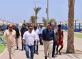 البرقى يتفقد المكتبة الرقمية العائمة بمنتجع العائلات استعدادا لتشغيلها واستقبال الزوار
