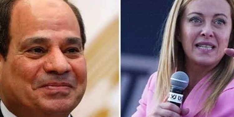 السيسي وميلونى تبحثان تعزيز التعاون بين مصر وإيطاليا وزيادة الاستثمارات