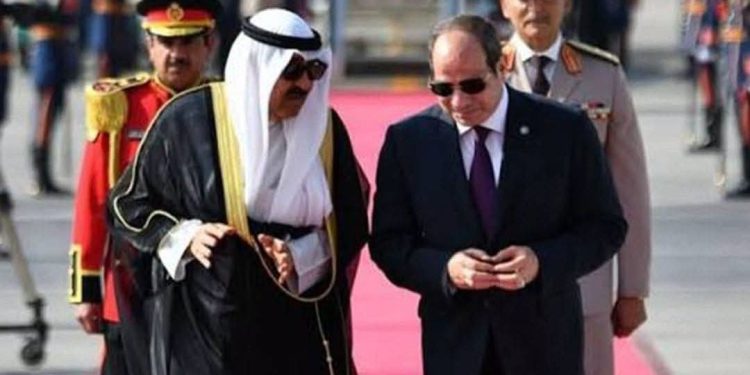 الرئيس السيسى لأمير الكويت: أمن الدول العربية جزء لا يتجزأ من الأمن القومى المصرى