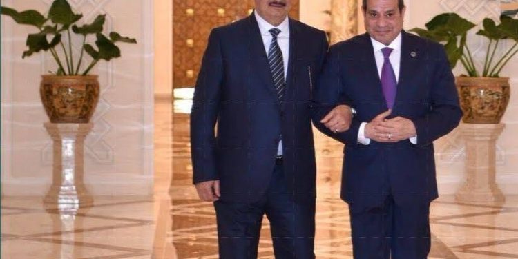 الرئيس السيسى يستقبل خليفة حفتر ويؤكد دعم مصر لوحدة ليبيا واستقرارها