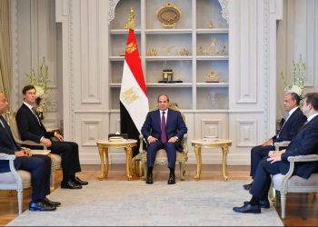 رئيس جمهورية مصر العربية يستقبل صهر الرئيس الأمريكي