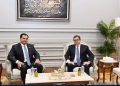 الوزير حسن رشاد رئيس المخابرات العامة يلتقى مع نائب قائد العام للقوات المسلحة الليبية الفريق أول صدام حفتر فى العلمين