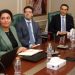     عصمت يلتقى  بوفد شركة سكاتك النرويجية