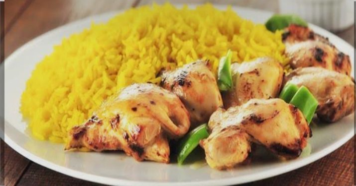 طريقة عمل الشيش طاووق مع الرز البسمتي