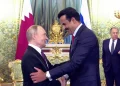  أمير دولة قطر يعرب عن تطلعه إلى توسيع آفاق الشراكة مع روسيا