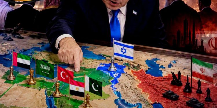 خريطة نتنياهو تثير التساؤلات.. هل تخشى إسرائيل صعود محور إقليمى يضم مصر والسعودية وتركيا وباكستان؟
