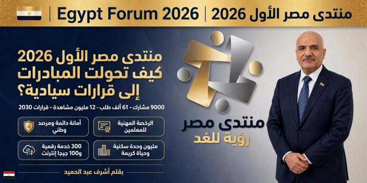 «منتدى مصر الأول 2026»: كيف تحولت مبادراتنا وتوصياتنا المرفوعة إلى قرارات سيادية وخطة دولة