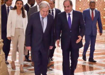 السيسي يستقبل الأمين العام للأمم المتحدة.. تأكيد مصري على دعم القضية الفلسطينية