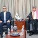 رئيس البرلمان العربي يستقبل سفير الجزائر لدى مصر