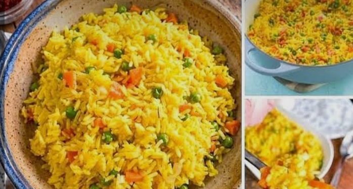 طريقة سهلة وبسيطة لعمل الارز بالجزر والفراخ