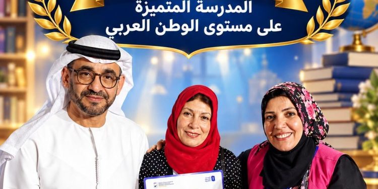 مدرسة المغربي تحلق باسم مصر في سماء تحدي القراءة العربي فى دبى